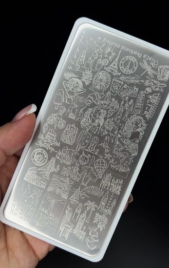 Пластина для стемпинга Enigma Stamping №024