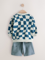 Комплект из трех предметов для мальчика Next E60-718, Серый, Синий