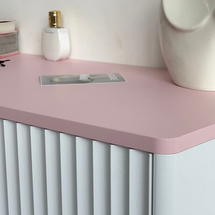 Тумба под телевизор на ножках ROYAL 5029 эко (Зефир-Золото)