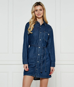 Джинсовое платье Calvin Klein Jeans - голубой(J20J225008)