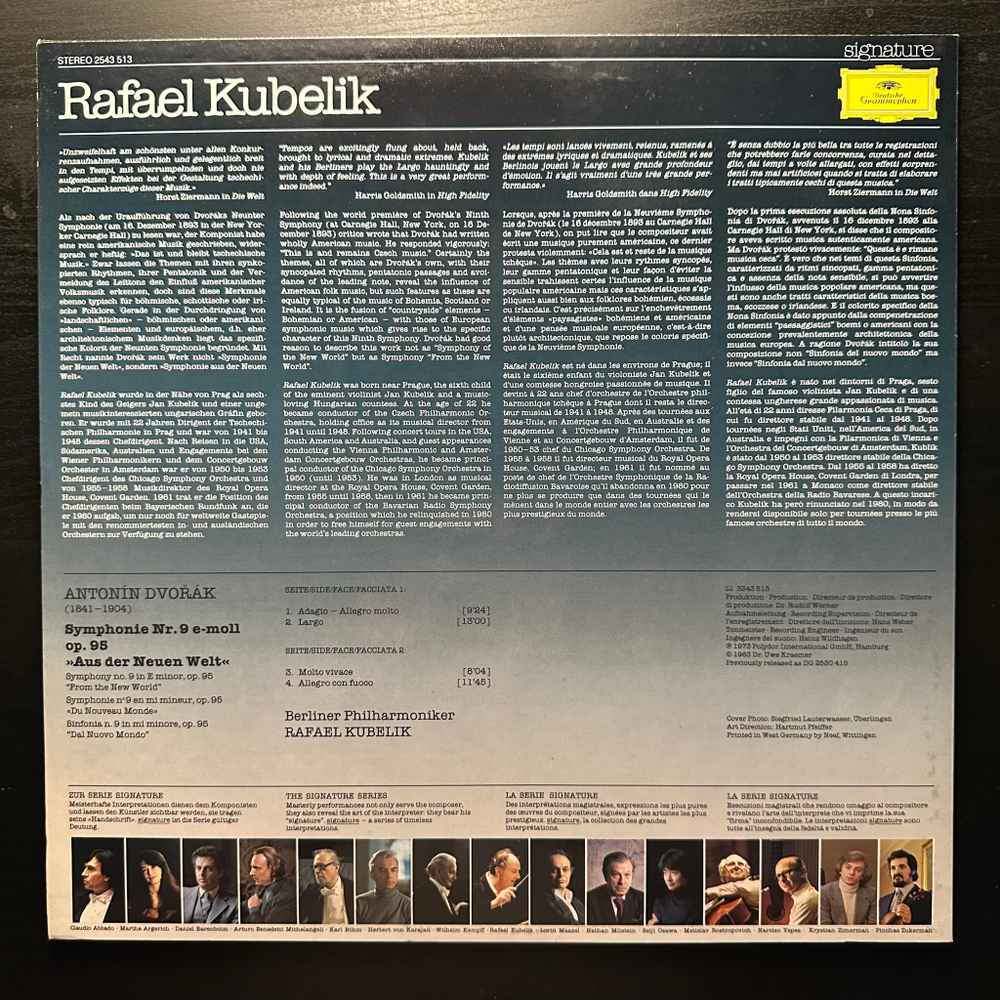 Дворжак - Симфония No. 9 Из Нового Света (Германия 1983г.)
