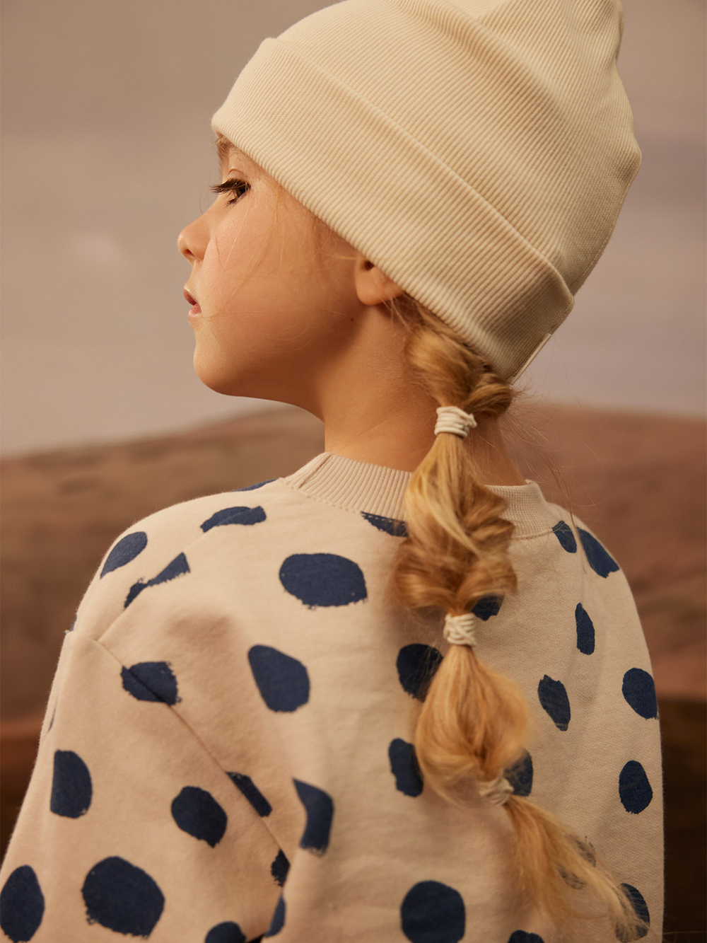 Утеплённый свитшот Mjölk Горошки