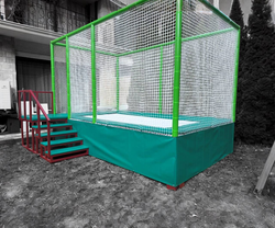 Батутный комплекс с ограждением - БК80 - 1 батут