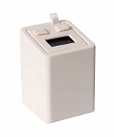 Подставка для серег/кубик наклонный/выним.вкладыш/2 язычка/прорезь/окошко/петелька/Н-70 мм.