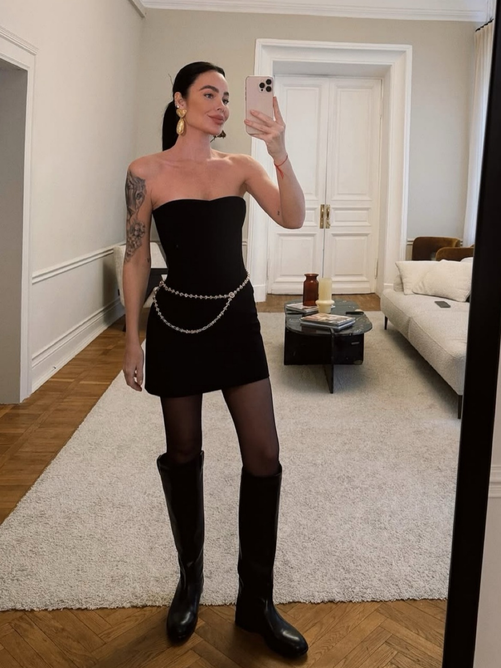 Платье ХЕЙЛИ черное пошив