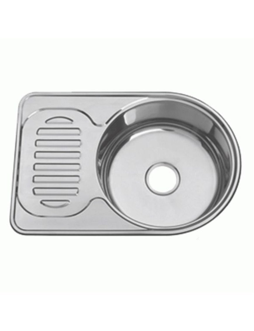Мойка 6745 U MELANA 0.8/180 врезная полуовальная 219 t (*10)