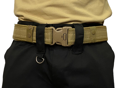 Армейский ремень Utility Belt с липучкой-велкро (хаки-песок)