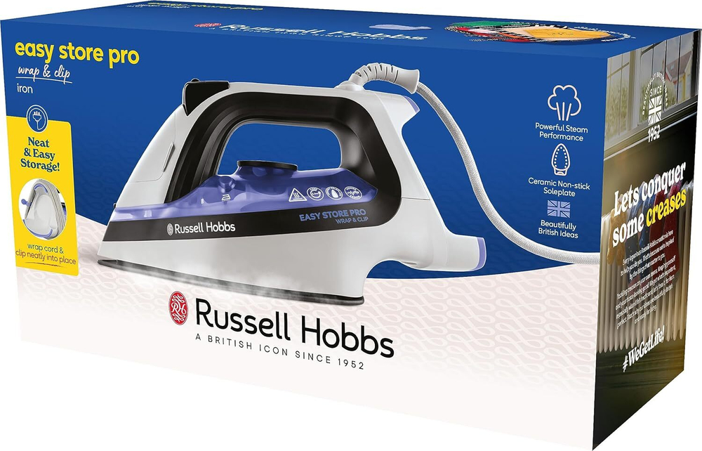 Утюг Russell Hobbs 26730-56 белый/голубой