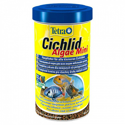 Tetra Cichlid Algae Mini - корм для травоядных цихлид (мелкие шарики)