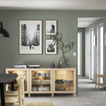 Комбинация с дверями - IKEA BESTÅ/BESTA/БЕСТО ИКЕА, 180х42х74 см, под беленый дуб