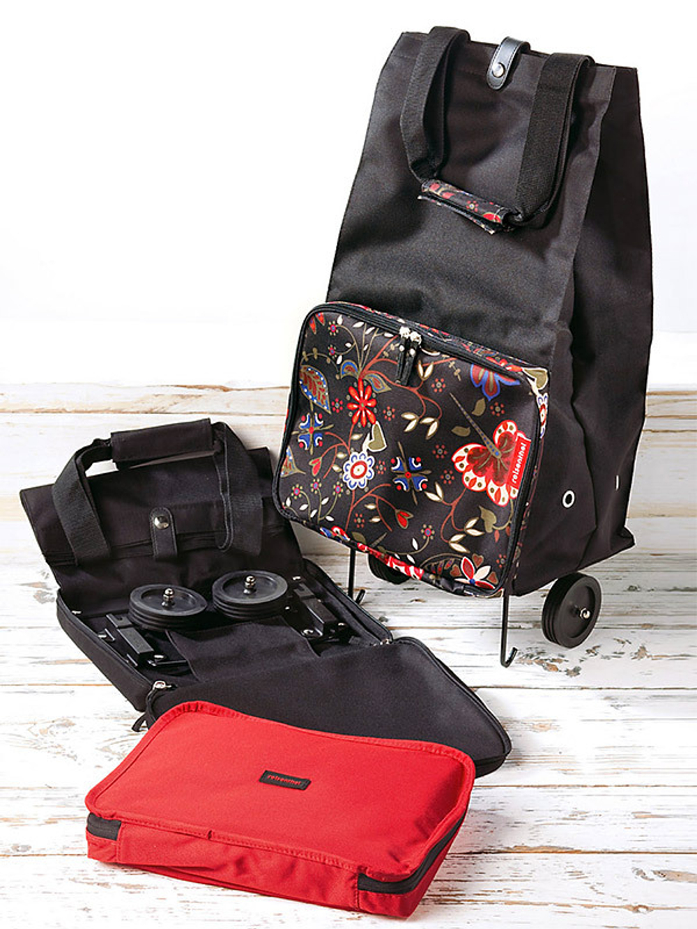 Сумка на колесиках foldabletrolley black