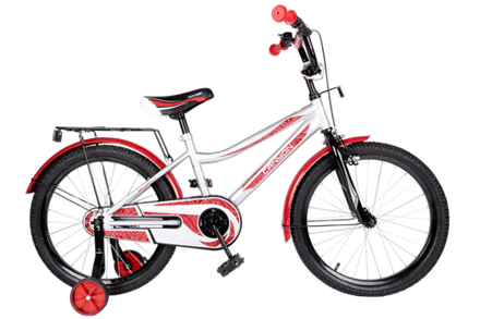 Велосипед TechTeam  Canyon 16" серо-красный (сталь)