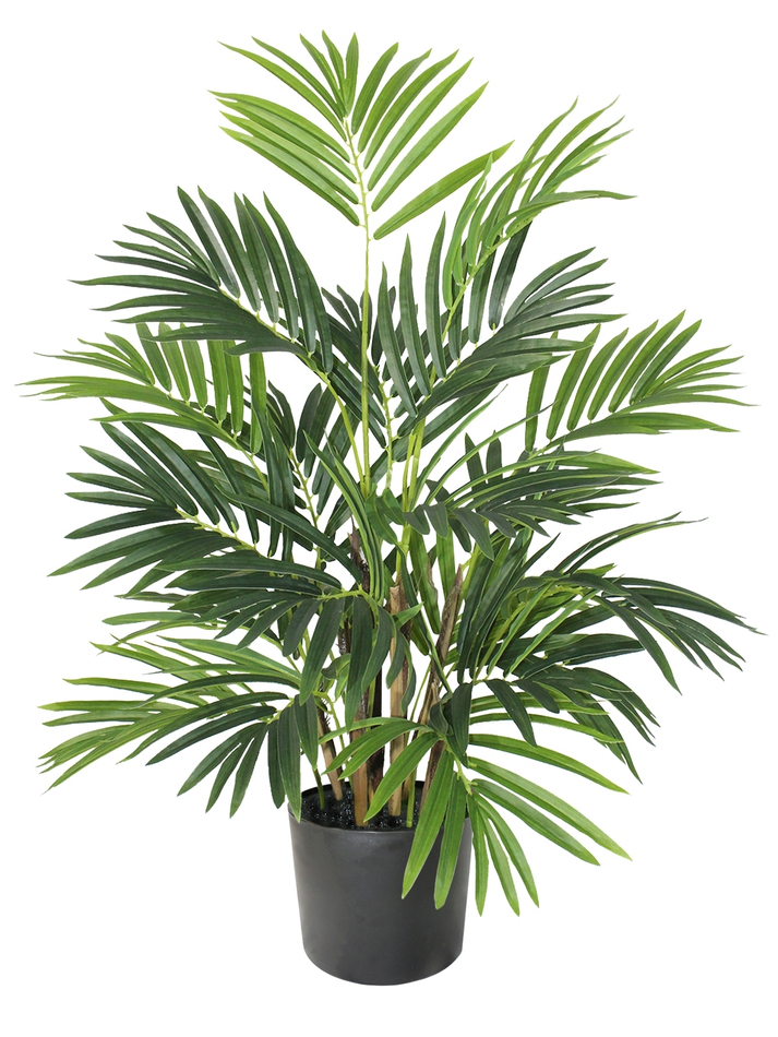 Искусственная пальма Рапис густая 80см в кашпо