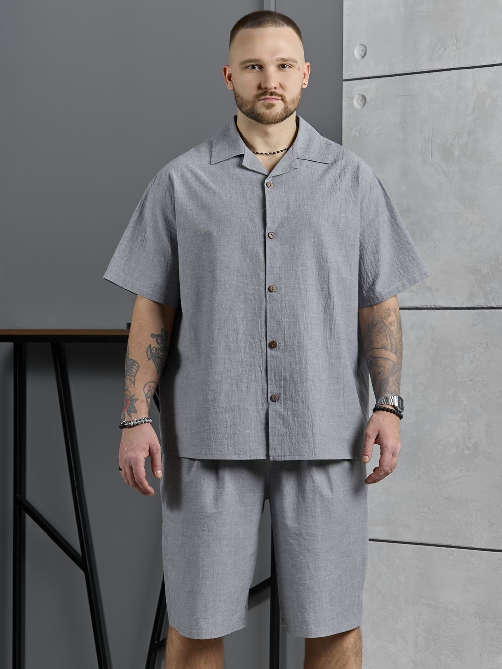 Костюм мужской Аристократ-2 Виотекс СЕРЫЙ МЕЛАНЖ