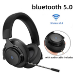 Накладные Bluetooth наушники Abingo с микрофоном BT60 black