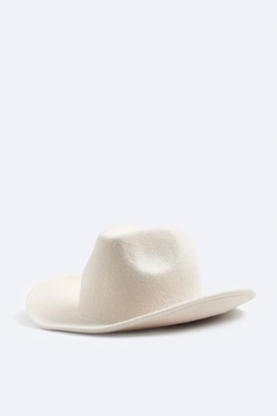 ZARA ШЛЯПА В КОВБОЙСКОМ СТИЛЕ, ЭКРЮ