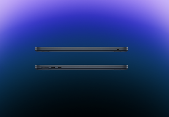 Ноутбук Apple MacBook Air 13.6" (M2, 8 Gb, 256 Gb SSD) Темно-синий (MLY33)