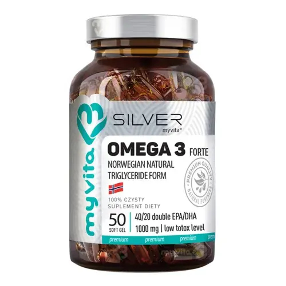 MyVita Silver Pure Omega 3 Forte - 50 капсул