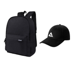 PEAK Nylon Backpack Regular Unisex Black