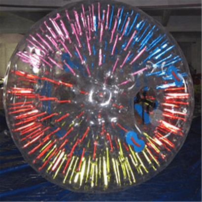 Светящийся зорб "Neo" ПВХ, усиленные сиденья, диаметр 2.8 м