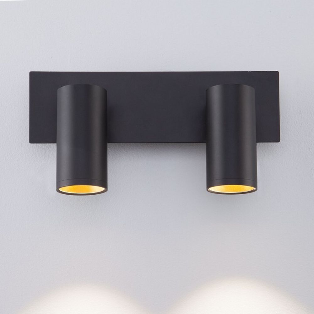 Бра Eurosvet Fleur 20066/2 LED черный/золото