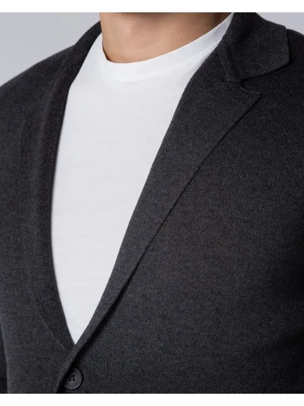 Пиджак вязаный