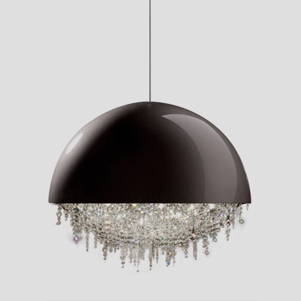 Pendant design lamp Ozero by Manooi D60 (Black)
