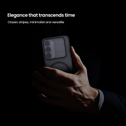 Чехол с встроенным магнитом от Nillkin для Samsung Galaxy S25 FE, серия CamShield Pro Magnetic Case (Clear version) прозрачный тонированный