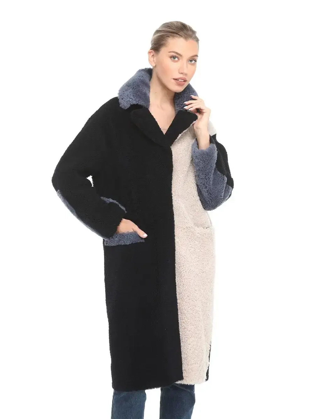 Шуба женская натуральная овчина Турция