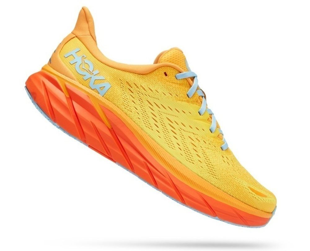 Кроссовки HOKA CLIFTON 8 Radiant Yellow  Maize арт. 1119393RYMZ, жёлтый, муж.