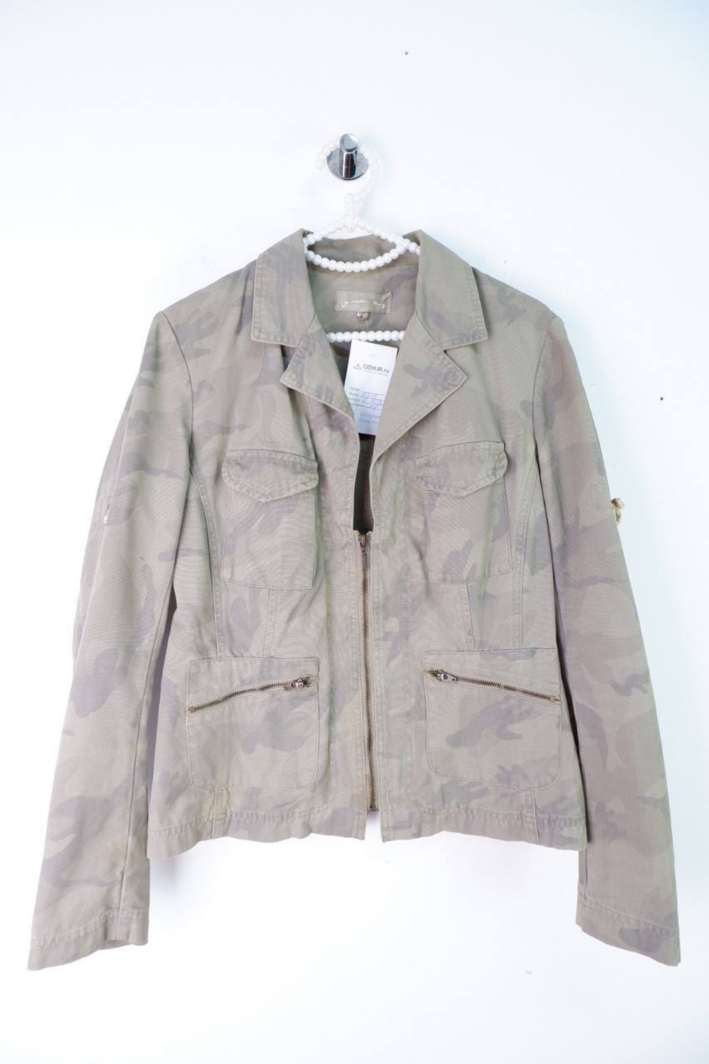 Жакет в стиле милитари , визуально на 46 размер