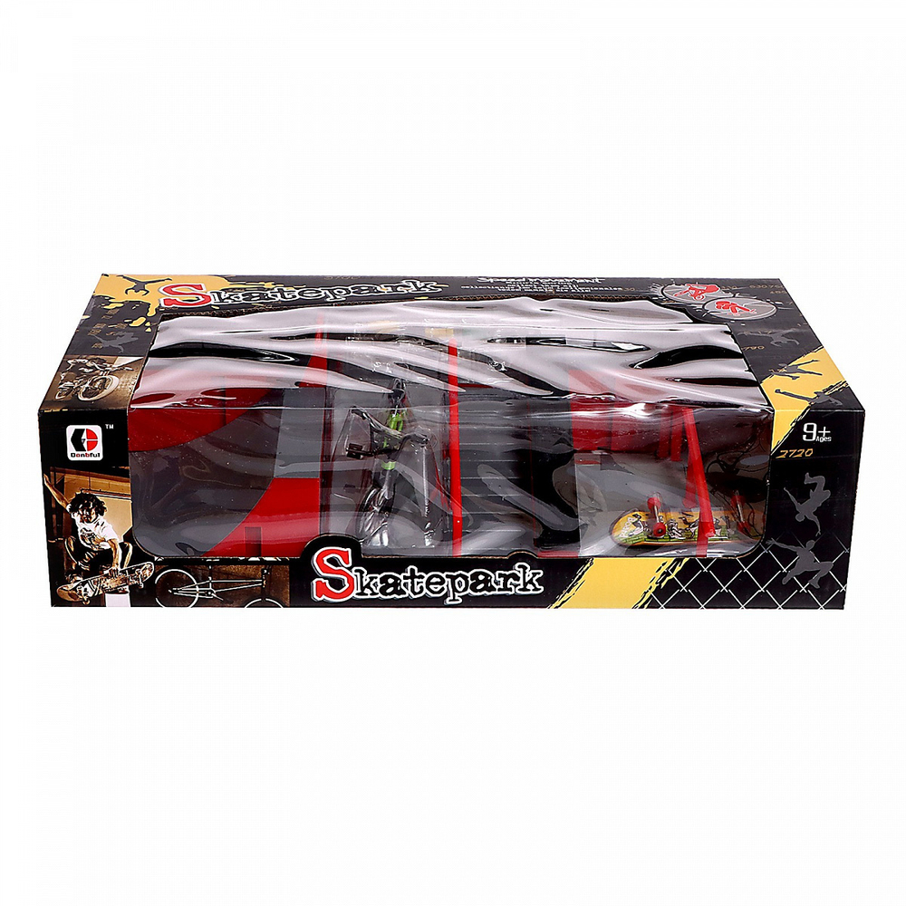 Скейтпарк большой ЭКСТРЕМАЛ фингерборд и фингербайк