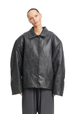 Кожаная куртка URBAN Gray