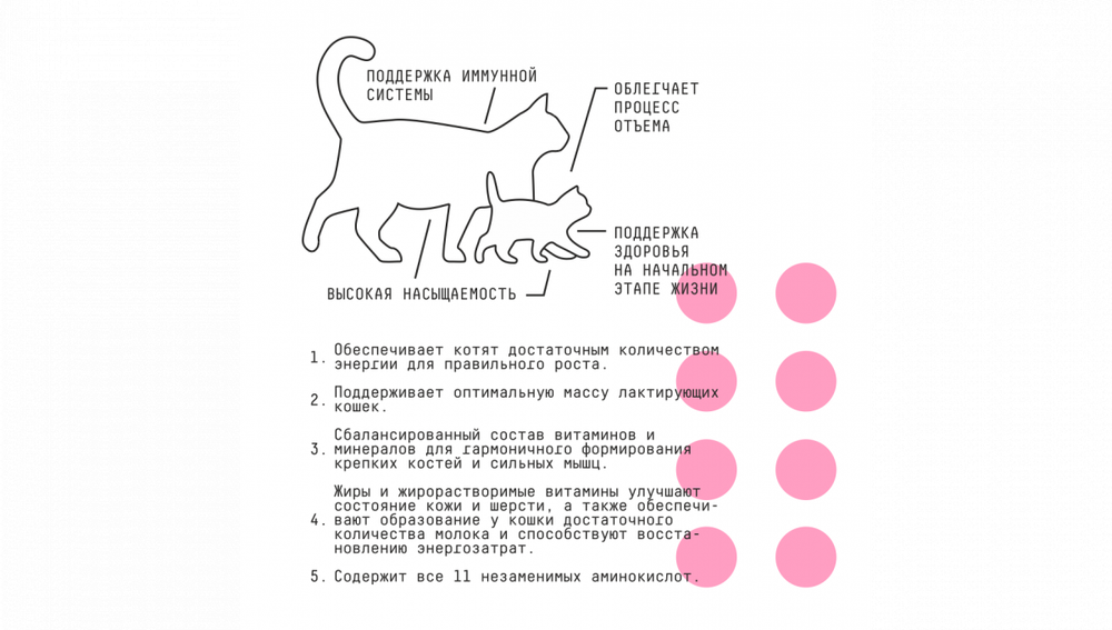 AjO Cat Kitten & Mom Сухой низкозерновой корм для котят, беременных и кормящих кошек с индейкой, 1,5 кг.
