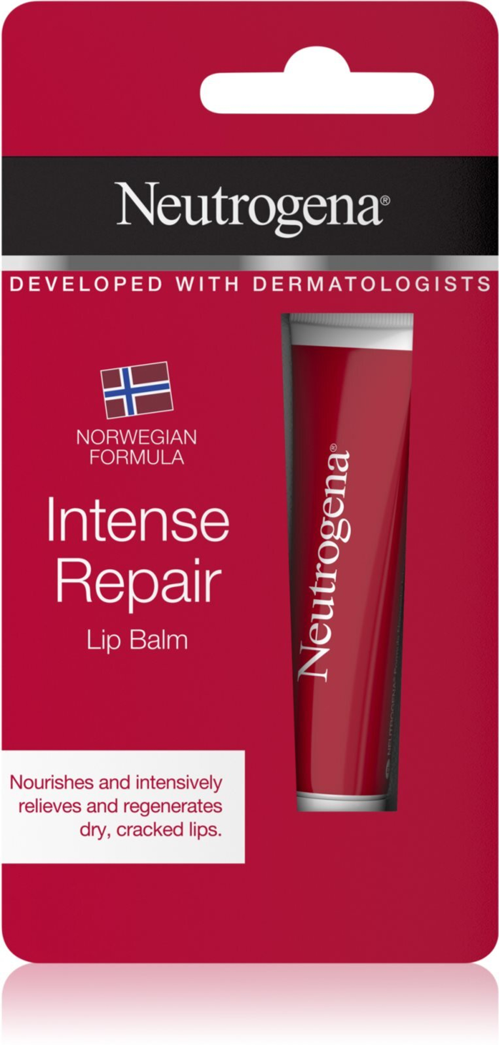 Neutrogena Norwegian Formula  Intense Repair - восстанавливающий бальзам для губ /   15  ml  / GTIN 3574660602807