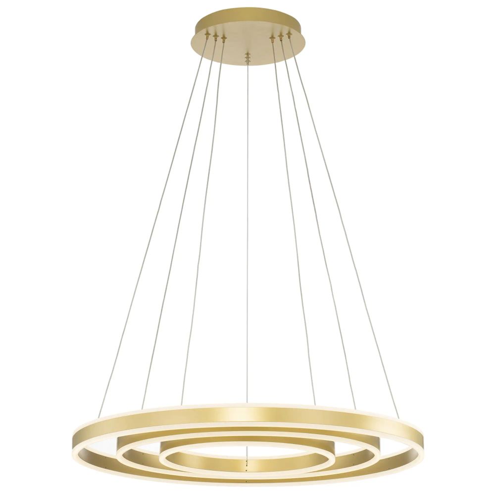 Citilux Дуэт CL719682 LED Люстра подвесная с пультом Золото