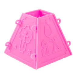 Форма д/кулича №3 пластик, разъемная