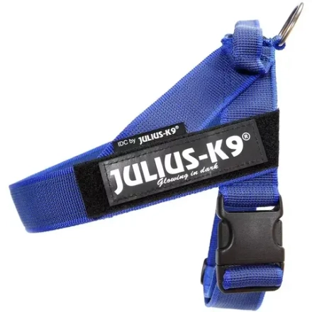 JULIUS-K9 Шлейка для собак ремни Color & Gray IDC 1 (61-80 см/23-30 кг) синий