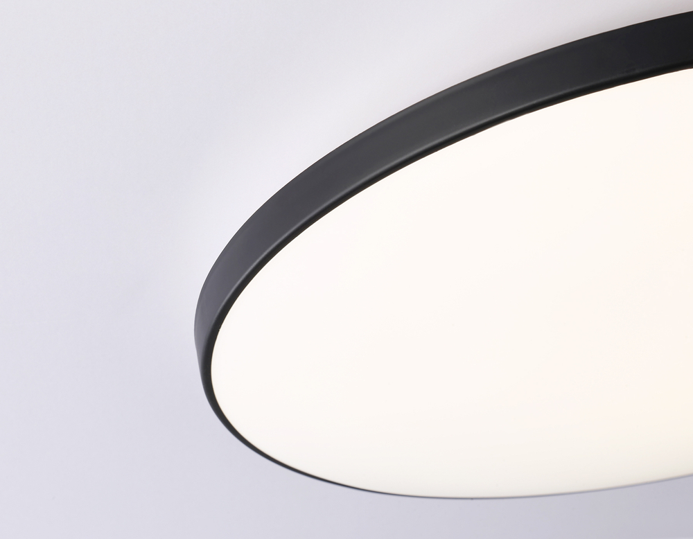 Светильник светодиодный потолочный FZ1224 BK черный IP44 13W 4200K D232*50 (Без ПДУ)