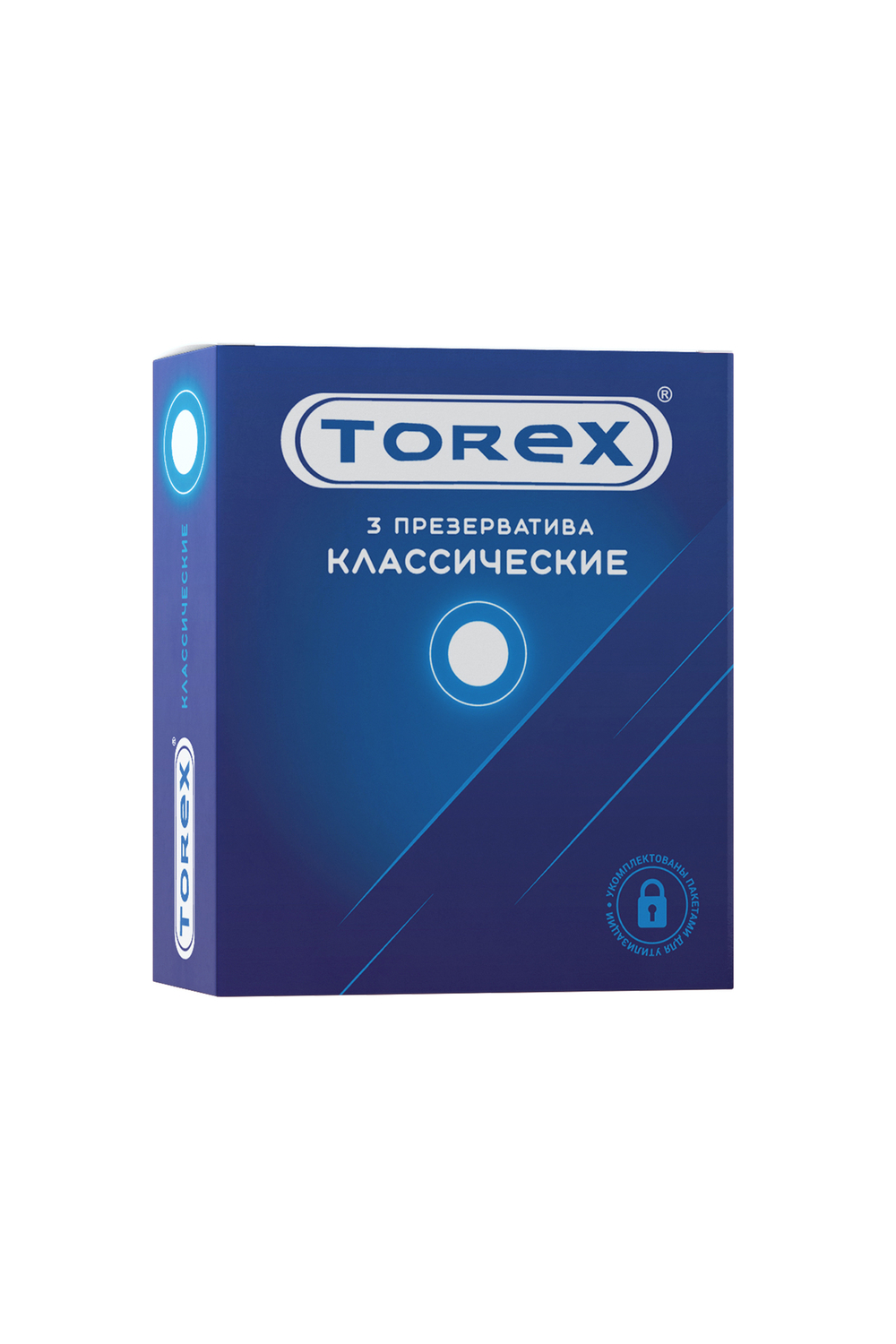 Презервативы классические TOREX латекс, №3, 19 см