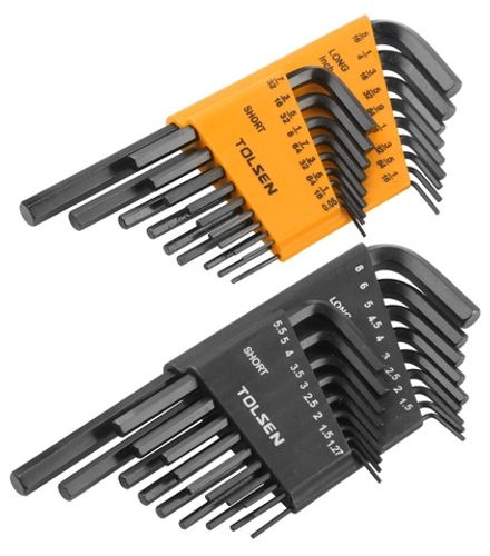 Цена на TOLSEN (TT20094) Набор Г-образных шестигранников 1,27-8 мм, 0,05"-5/16", метрические и дюймовые, 36 предметов