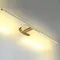 6635/9WL HIGHTECH ODL24 313 металл/античная бронза/акрил Настенный светильник IP20 LED 8W 3000K/3800K/5100K (перекл ч/з тумблер) 220V ALEDO