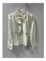 Нарядная белая блузка школьная с бантом