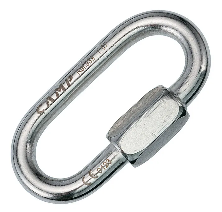 Oval Quick Link 8 мм Stainless Steel (ЕАС, СЕ)