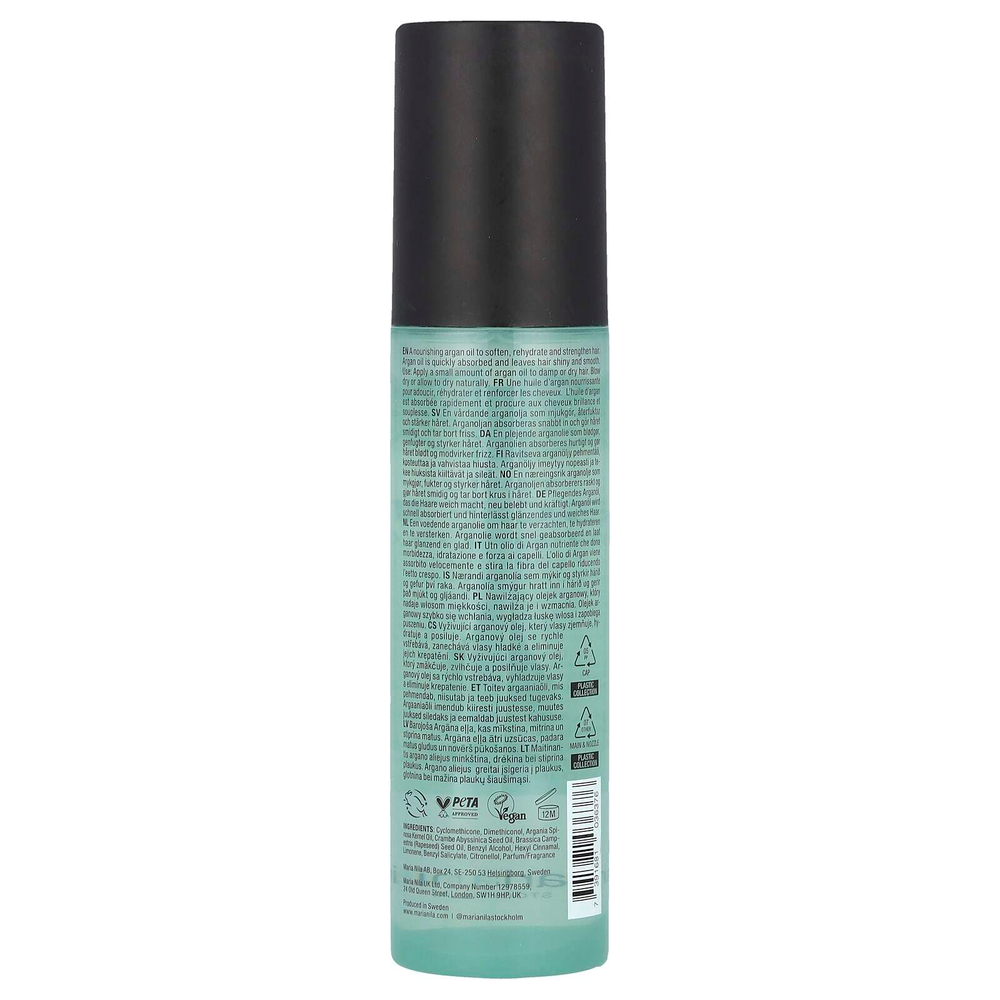 Maria Nila, True Soft Argan Oil, смягчающее масло для волос, 100 мл (3,4 жидк. унц.)