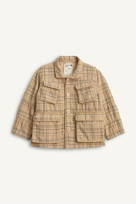 ZARA БЛЕЙЗЕР С ВОРОТНИКОМ-СТОЙКОЙ, БЕЖЕВЫЙ