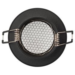 Светильник встраиваемый алюминиевый ЭРА KL109 BK под лампу MR16 GU5.3 черный матовый