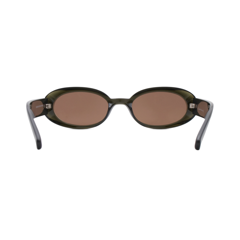 Очки Genex Sunglasses 693 c.604 овальные прозрачные зеленые