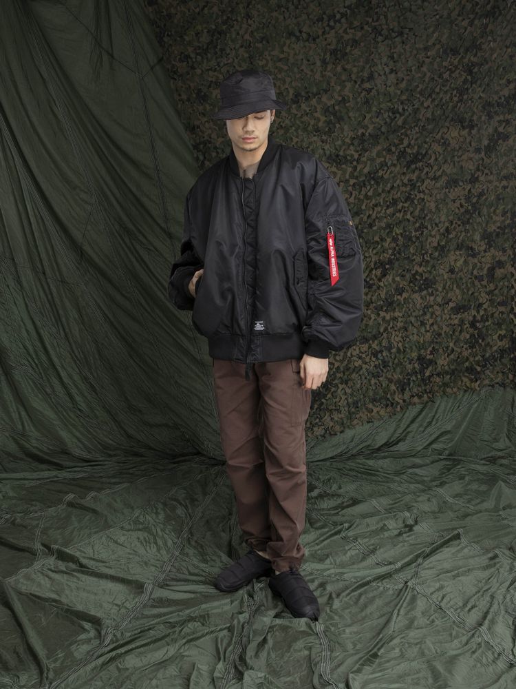 Бомбер Alpha Industries MA-1 Blood Chit Gen ll Черный
