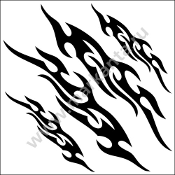 Наклейка парная "Тату-пламя"